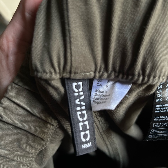 green/brown H&M joggers - Picture 3 of 3